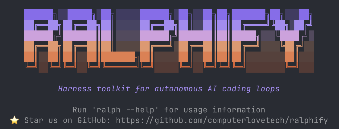 Ralphify CLI banner